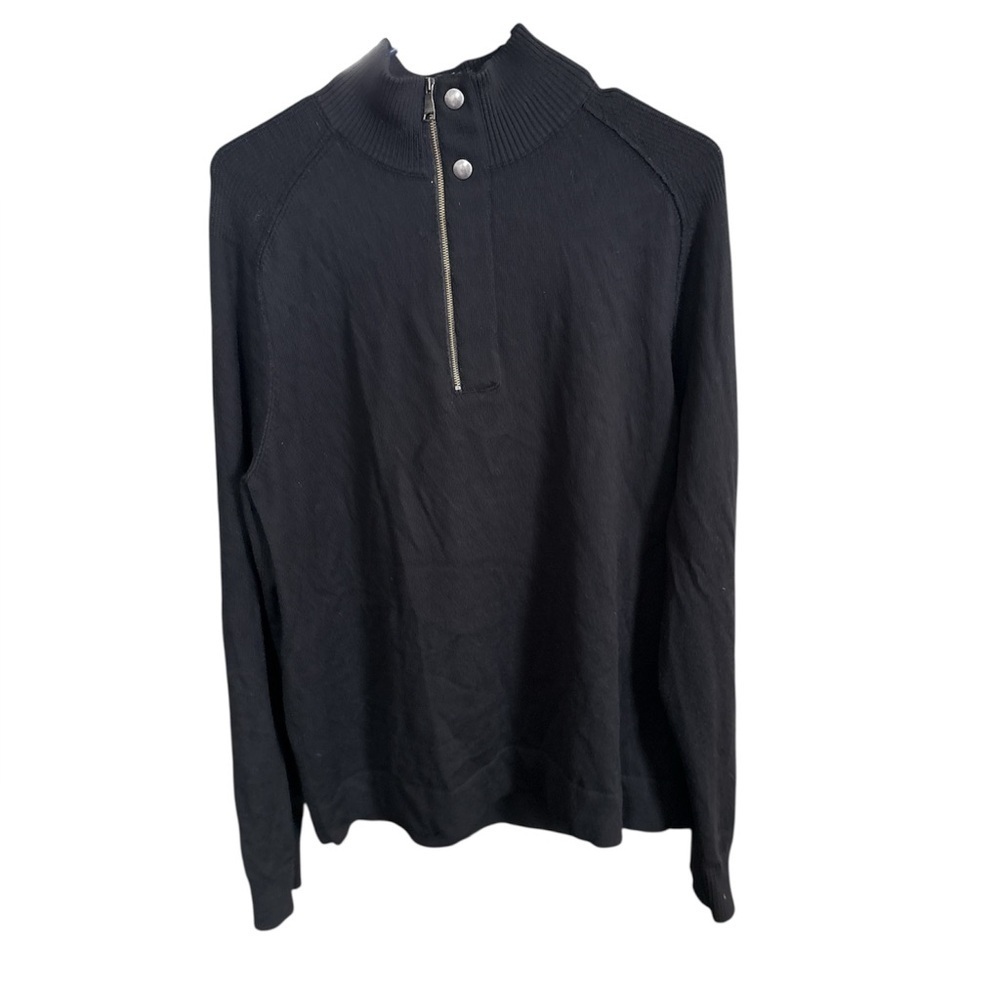 Banana Republic CLOSET CLEANOUT 100%merino wool quarter-zip pullover-Size L